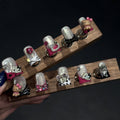 Handmade press-on nails, reusable.