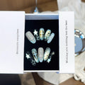 Handmade press-on nails, reusable.