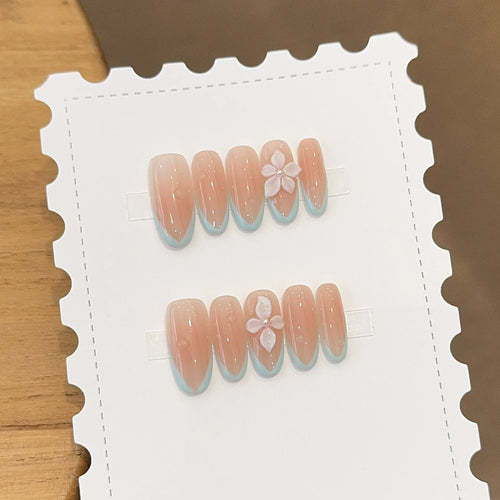 Handmade press-on nails, reusable.