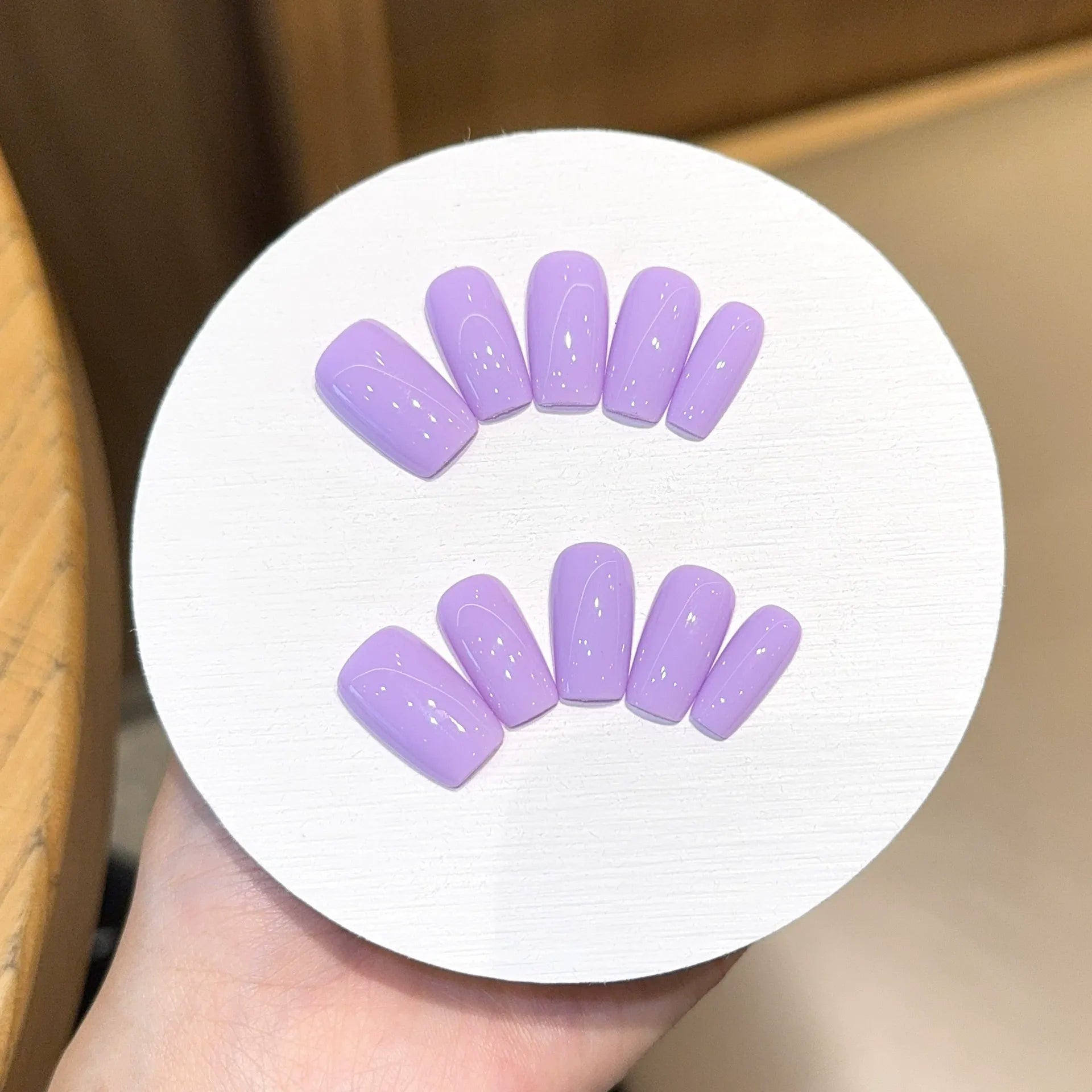 Handmade press-on nails, reusable.
