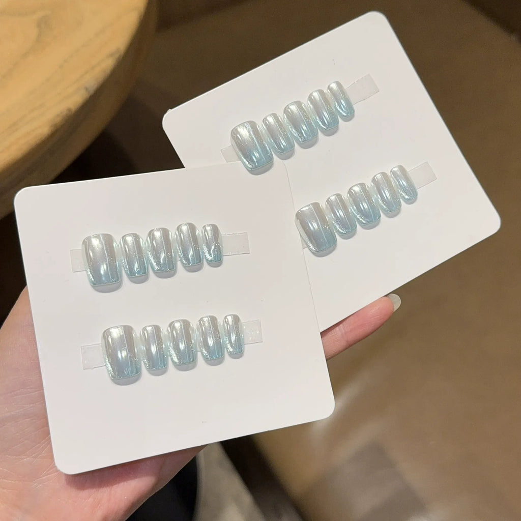 Handmade press-on nails, reusable.
