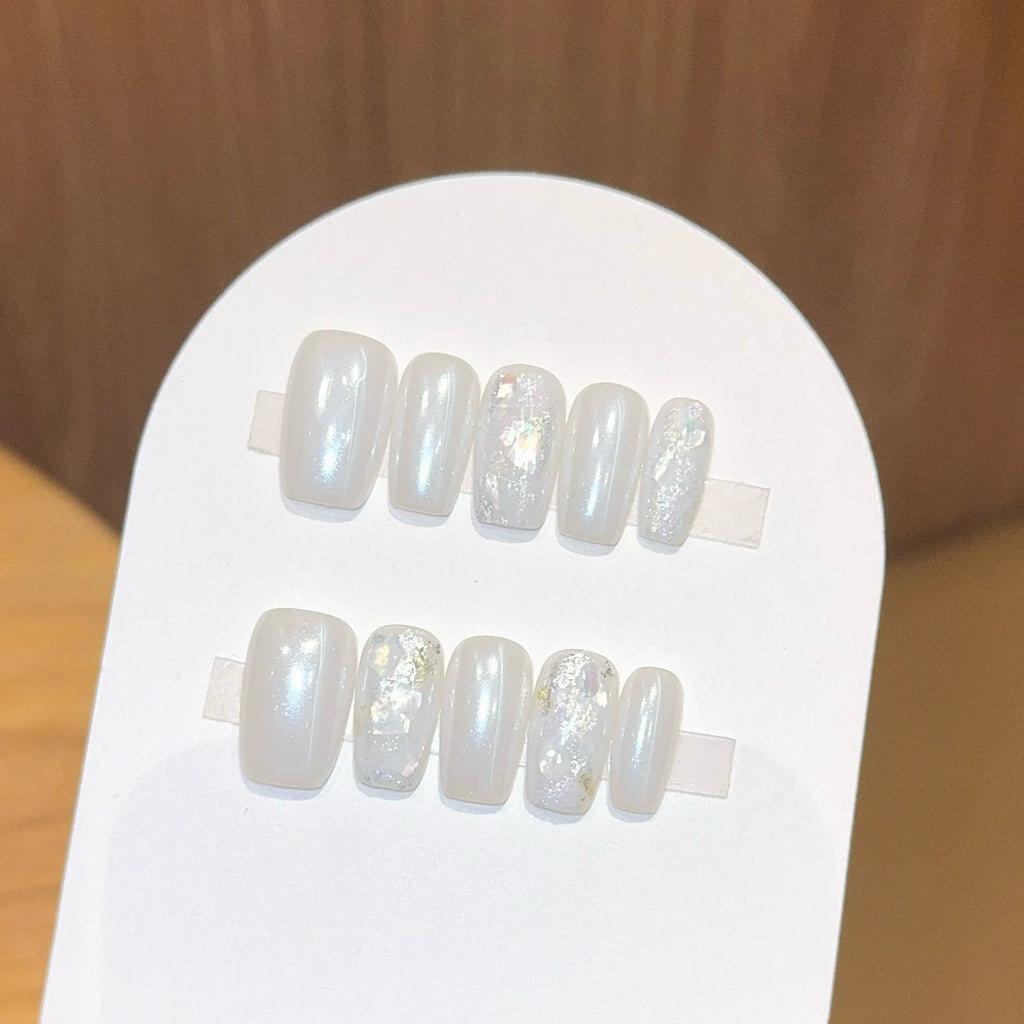 Handmade press-on nails, reusable.