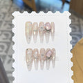 Handmade press-on nails, reusable.