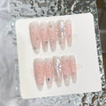Handmade press-on nails, reusable.