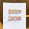 Handmade press-on nails, reusable.