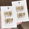 Handmade press-on nails, reusable.