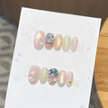 Handmade press-on nails, reusable.