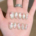 Handmade press-on nails, reusable.