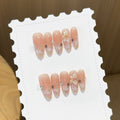 Handmade press-on nails, reusable.