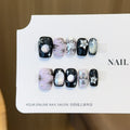 Handmade press-on nails, reusable.