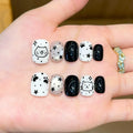 Handmade press-on nails, reusable.