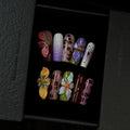 Handmade press-on nails, reusable.