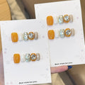 Handmade press-on nails, reusable.