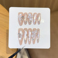 Handmade press-on nails, reusable.