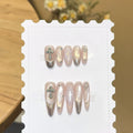 Handmade press-on nails, reusable.