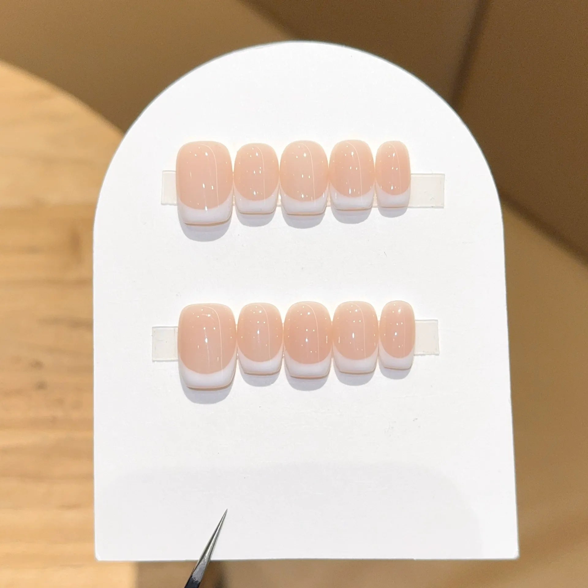 Handmade press-on nails, reusable.