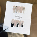Handmade press-on nails, reusable.