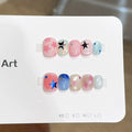 Handmade press-on nails, reusable.