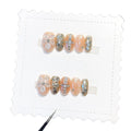 Handmade press-on nails, reusable.