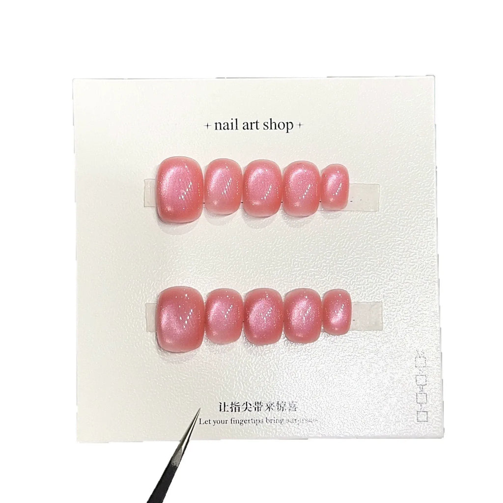 Handmade press-on nails, reusable.