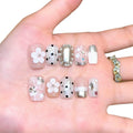 Handmade press-on nails, reusable.