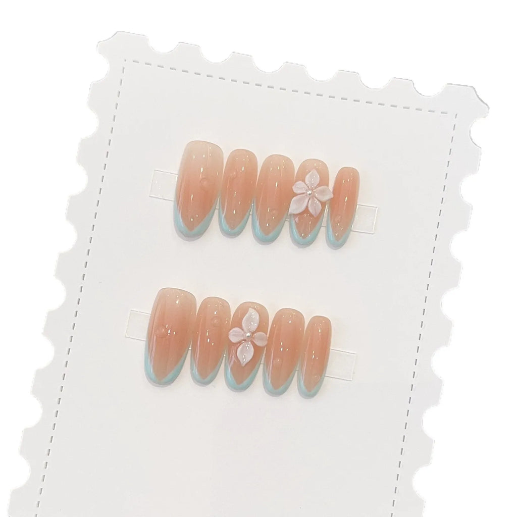 Handmade press-on nails, reusable.